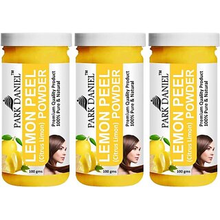                       PARK DANIEL Premium Lemon Peel Powder- Face Cleanser Combo Pack 3 bottles of 100 gms(300 gms) (300 g)                                              