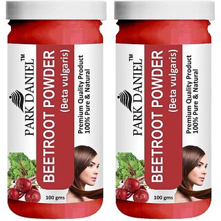                       PARK DANIEL Premium Beetroot Powder - For Face Pack And Hair Pack Combo Pack 2 bottles of 100 gms(200 gms) (200 g)                                              