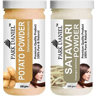 PARK DANIEL Premium Potato Powder & Satavari Powder Combo Pack of 2 Jars of 100 gms(200 gms) (200 g) PARK DANIEL Premium Potato Powder & Satavari Powder Combo Pack of 2 Jars of 100 gms(200 gms) (200 g)