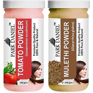 PARK DANIEL Premium Tomato Powder & Mulethi Powder Combo Pack of 2 Jars of 100 gms(200 gms) (200 ml) PARK DANIEL Premium Tomato Powder & Mulethi Powder Combo Pack of 2 Jars of 100 gms(200 gms) (200 ml)
