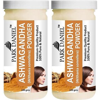 PARK DANIEL Premium Ashwagandha Powder - For Skin Care Combo Pack 2 bottles of 100 gms(200 gms) (200 g) PARK DANIEL Premium Ashwagandha Powder - For Skin Care Combo Pack 2 bottles of 100 gms(200 gms) (200 g)