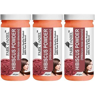 PARK DANIEL Premium Hibiscus Powder - For Face Pack & Hair Growth Combo Pack 3 bottles of 100 gms(300 gms) (300 g) PARK DANIEL Premium Hibiscus Powder - For Face Pack & Hair Growth Combo Pack 3 bottles of 100 gms(300 gms) (300 g)