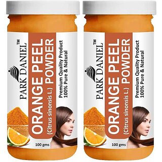 PARK DANIEL Premium Orange Peel Powder - For Skin Whitening Combo Pack 2 bottles of 100 gms(200 gms) (200 g) PARK DANIEL Premium Orange Peel Powder - For Skin Whitening Combo Pack 2 bottles of 100 gms(200 gms) (200 g)