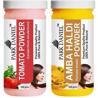 PARK DANIEL Premium Tomato Powder & Amba Haldi Powder Combo Pack of 2 Jars of 100 gms(200 gms) (200 g) PARK DANIEL Premium Tomato Powder & Amba Haldi Powder Combo Pack of 2 Jars of 100 gms(200 gms) (200 g)