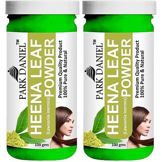                       PARK DANIEL Premium Heena Powder- For Hair Color Combo Pack 2 bottles of 100 gms(200 gms) (200 g)                                              