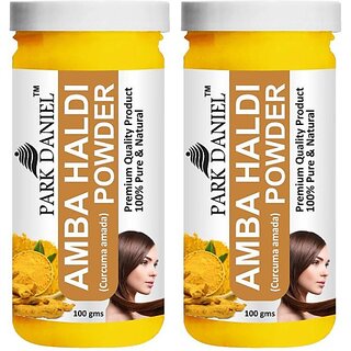                       PARK DANIEL Premium Amba Haldi Powder - For Face Pack Combo Pack 2 bottles of 100 gms(200 gms) (200 g)                                              