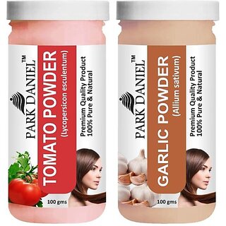 PARK DANIEL Premium Tomato Powder & Garlic Powder Combo Pack of 2 Jars of 100 gms(200 gms) (200 ml) PARK DANIEL Premium Tomato Powder & Garlic Powder Combo Pack of 2 Jars of 100 gms(200 gms) (200 ml)