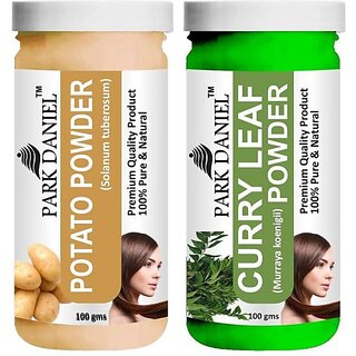 PARK DANIEL Premium Potato Powder & Curry Leaf Powder Combo Pack of 2 Jars of 100 gms(200 gms) (200 g) PARK DANIEL Premium Potato Powder & Curry Leaf Powder Combo Pack of 2 Jars of 100 gms(200 gms) (200 g)