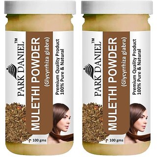                       PARK DANIEL Premium Mulethi Powder - For Skin and Hair Combo Pack 2 bottles of 100 gms(200 gms) (200 g)                                              