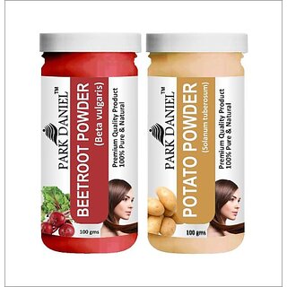                       PARK DANIEL Premium Beetroot Powder & Potato Powder Combo Pack of 2 Jars of 100 gms(200 gms) (200 g)                                              