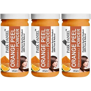 PARK DANIEL Premium Orange Peel Powder - For Skin Whitening Combo Pack 3 bottles of 100 gms(300 gms) (300 g) PARK DANIEL Premium Orange Peel Powder - For Skin Whitening Combo Pack 3 bottles of 100 gms(300 gms) (300 g)