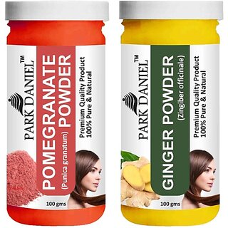 PARK DANIEL Pure & Natural Pomegranate Powder & Ginger Powder Combo Pack of 2 Bottles of 100 gm (200 gm ) (200 ml) PARK DANIEL Pure & Natural Pomegranate Powder & Ginger Powder Combo Pack of 2 Bottles of 100 gm (200 gm ) (200 ml)