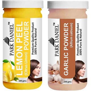PARK DANIEL Pure & Natural Lemon Powder & Garlic Powder Combo Pack of 2 Bottles of 100 gm (200 gm ) (200 ml) PARK DANIEL Pure & Natural Lemon Powder & Garlic Powder Combo Pack of 2 Bottles of 100 gm (200 gm ) (200 ml)