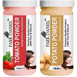                       PARK DANIEL Premium Tomato Powder & Potato Powder Combo Pack of 2 Jars of 100 gms(200 gms) (200 g)                                              