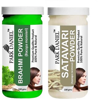 PARK DANIEL Pure & Natural Brahmi Powder & Satavari Powder Combo Pack of 2 Bottles of 100 gm (200 gm ) (200 ml) PARK DANIEL Pure & Natural Brahmi Powder & Satavari Powder Combo Pack of 2 Bottles of 100 gm (200 gm ) (200 ml)