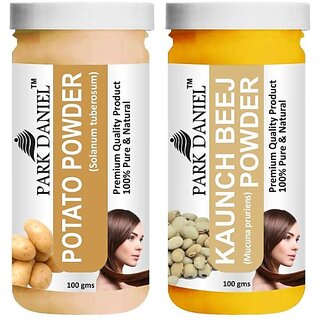 PARK DANIEL Premium Potato Powder & Kaunch Beej Powder Combo Pack of 2 Jars of 100 gms(200 gms) (200 g) PARK DANIEL Premium Potato Powder & Kaunch Beej Powder Combo Pack of 2 Jars of 100 gms(200 gms) (200 g)
