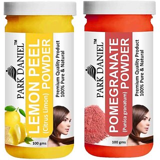 PARK DANIEL Pure & Natural Lemon Powder & Pomegranate Powder Combo Pack of 2 Bottles of 100 gm (200 gm ) (200 ml) PARK DANIEL Pure & Natural Lemon Powder & Pomegranate Powder Combo Pack of 2 Bottles of 100 gm (200 gm ) (200 ml)
