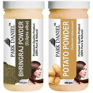 PARK DANIEL Pure & Natural Bhringraj Powder & Potato Powder Combo Pack (200 ml) PARK DANIEL Pure & Natural Bhringraj Powder & Potato Powder Combo Pack (200 ml)