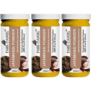                       PARK DANIEL Premium Jatamansi Powder - Promote Hair Growth & Helps to Blacken the Hair Combo Pack 3 bottles of 100 gms(300 gms) (300 g)                                              