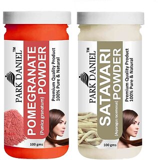 PARK DANIEL Pure & Natural Pomegranate Powder & Satavari Powder Combo Pack of 2 Bottles of 100 gm (200 gm ) (200 ml) PARK DANIEL Pure & Natural Pomegranate Powder & Satavari Powder Combo Pack of 2 Bottles of 100 gm (200 gm ) (200 ml)