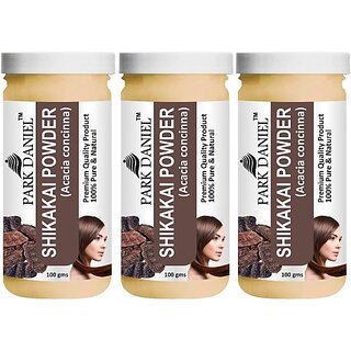                       PARK DANIEL Premium Shikakai Powder - Natural Hair Cleanser Combo Pack 3 bottles of 100 gms(300 gms) (300 g)                                              