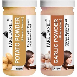 PARK DANIEL Premium Potato Powder & Garlic Powder Combo Pack of 2 Jars of 100 gms(200 gms) (200 g) PARK DANIEL Premium Potato Powder & Garlic Powder Combo Pack of 2 Jars of 100 gms(200 gms) (200 g)