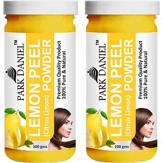                       PARK DANIEL Premium Lemon Peel Powder- Face Cleanser Combo Pack 2 bottles of 100 gms(200 gms) (200 g)                                              