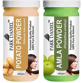 PARK DANIEL Premium Potato Powder & Amla Powder Combo Pack of 2 Jars of 100 gms(200 gms) (200 g) PARK DANIEL Premium Potato Powder & Amla Powder Combo Pack of 2 Jars of 100 gms(200 gms) (200 g)