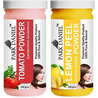 PARK DANIEL Premium Tomato Powder & LemonPeel Powder Combo Pack of 2 Jars of 100 gms(200 gms) (200 ml) PARK DANIEL Premium Tomato Powder & LemonPeel Powder Combo Pack of 2 Jars of 100 gms(200 gms) (200 ml)