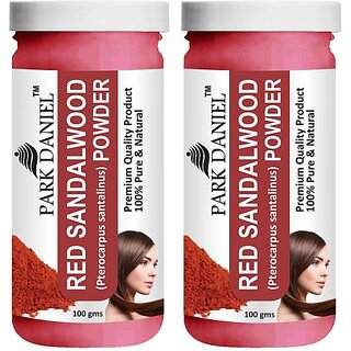                       PARK DANIEL Premium Red Sandalwood Powder - For Face pack, Face Masks Combo Pack 2 bottles of 100 gms(200 gms) (200 g)                                              