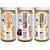 PARK DANIEL Premium Orange, Chocolate & Vaniila Fragrance Hair Removal Powder - For Easy Hair Removal of Underarms, Hand, Legs & Bikini Line(Three in one Use) Combo Pack of 3 Jars of 150 gms (450 gms) Wax (450 g)