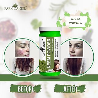                       PARK DANIEL Premium Neem Powder - For Skin and Hair (100 gms) (100 g)                                              
