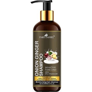 PARK DANIEL Premium Onion Ginger Shampoo -For Hair Nourishment and Moisturizing (200 ml) (200 ml) PARK DANIEL Premium Onion Ginger Shampoo -For Hair Nourishment and Moisturizing (200 ml) (200 ml)