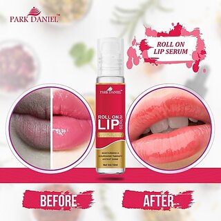                       PARK DANIEL Premium Beetroot Roll On Lip Serum, - Advanced Brightening & Lightening Formula for Soft, Moisturised Lips With Glossy & Shine(10 ml) Fruity (Pack of: 1, 10 g)                                              