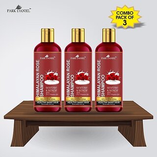 PARK DANIEL Premium Rose Shampoo -For Healthy and Shiny Hair Combo Pack 3 Bottle of 100 ml(300 ml) (300 ml) PARK DANIEL Premium Rose Shampoo -For Healthy and Shiny Hair Combo Pack 3 Bottle of 100 ml(300 ml) (300 ml)