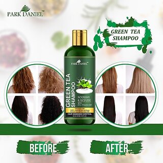                       PARK DANIEL Premium Green Tea Shampoo -For Damage Hair Control (100 ml) (100 ml)                                              