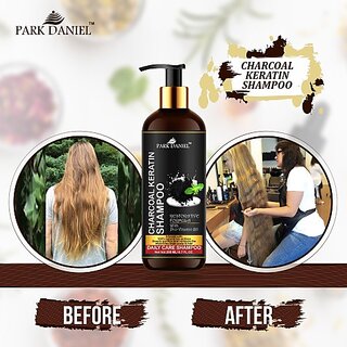                       PARK DANIEL Premium Charcoal Keratin Shampoo - An Daily Care Shampoo (200 ml) (200 ml)                                              