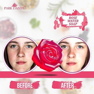 PARK DANIEL Premium Rose Water Soap Bar - For Natural and Glowing Skin(100 gms) (100 g) PARK DANIEL Premium Rose Water Soap Bar - For Natural and Glowing Skin(100 gms) (100 g)