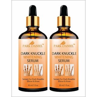                       PARK DANIEL Whitening Serum For Remove Dark Knuckles Elbow & Knee Pack of 2 (30 ml) Men & Women (60 ml)                                              