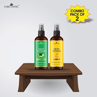 PARK DANIEL Premium Cucumber & Honey Skin Toner Combo Pack Of 2 Bottles Of 100ml (200ml) Men & Women Men & Women (200 ml) PARK DANIEL Premium Cucumber & Honey Skin Toner Combo Pack Of 2 Bottles Of 100ml (200ml) Men & Women Men & Women (200 ml)