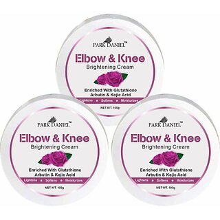 PARK DANIEL Elbow & Knee Brightening Cream - Enrich with Kojic Acid Pack of 3(100 grams) (300 g) PARK DANIEL Elbow & Knee Brightening Cream - Enrich with Kojic Acid Pack of 3(100 grams) (300 g)