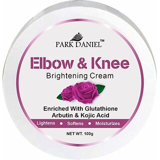                       PARK DANIEL Elbow & Knee Brightening Cream - Enrich with Kojic Acid (100 grams) (100 g)                                              