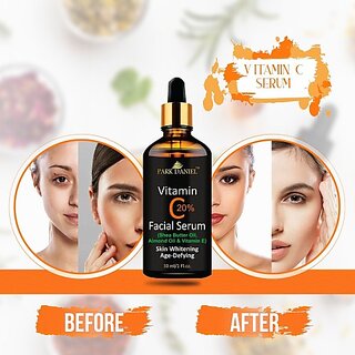 PARK DANIEL Premium Vitamin C Face Serum - For Skin Whitening and Anti Ageing (30 ml) (30 ml) PARK DANIEL Premium Vitamin C Face Serum - For Skin Whitening and Anti Ageing (30 ml) (30 ml)