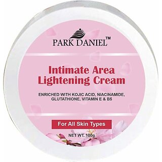                       PARK DANIEL Intimate Area Lightening Cream For Bikini Lines Vitamin B5 (100 grams) (100 g)                                              