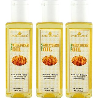                       PARK DANIEL Premium Cold Pressed Wheatgerm oilCombo pack of 3 bottles of 100 ml(300 ml) Hair Oil (300 ml)                                              