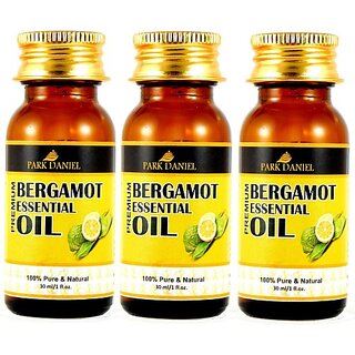 PARK DANIEL Pure and Natural Bergamot Essential oil Combo pack of 3 Bottles of 30 ml(90 ml) Hair Oil (90 ml) PARK DANIEL Pure and Natural Bergamot Essential oil Combo pack of 3 Bottles of 30 ml(90 ml) Hair Oil (90 ml)