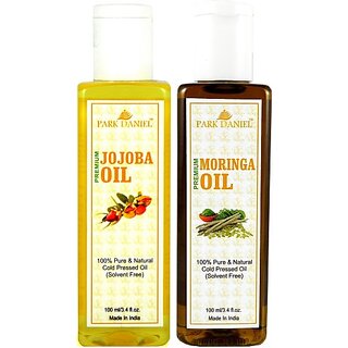 PARK DANIEL Premium Moringa oil and Jojoba oil combo of 2 bottles of 100 ml (200ml) Hair Oil (200 ml) PARK DANIEL Premium Moringa oil and Jojoba oil combo of 2 bottles of 100 ml (200ml) Hair Oil (200 ml)