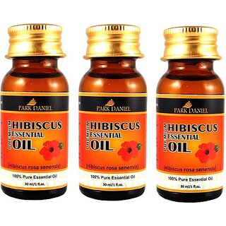                       PARK DANIEL Premium Hibiscus oil Combo pack of 3 bottles of 30 ml(90ml) Hair Oil (90 ml)                                              