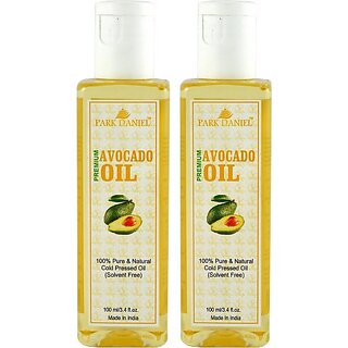 PARK DANIEL Pure Cold Pressed Avocado oil Combo pack of 2 bottles of 100 ml(200 ml) Hair Oil (200 ml) PARK DANIEL Pure Cold Pressed Avocado oil Combo pack of 2 bottles of 100 ml(200 ml) Hair Oil (200 ml)