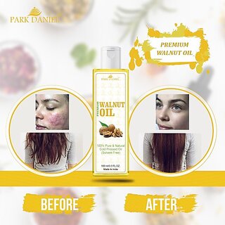                       PARK DANIEL Premium Walnut oil- 100% Pure & Natural(100 ml) Hair Oil (100 ml)                                              